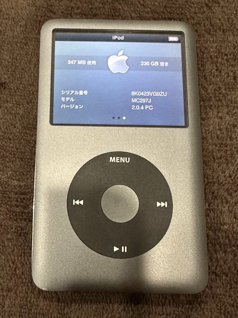 iPod Classic 7世代　256G sd 3000バッテリー iPod Classic new Battery & 256GB SD Card: still works in 2025