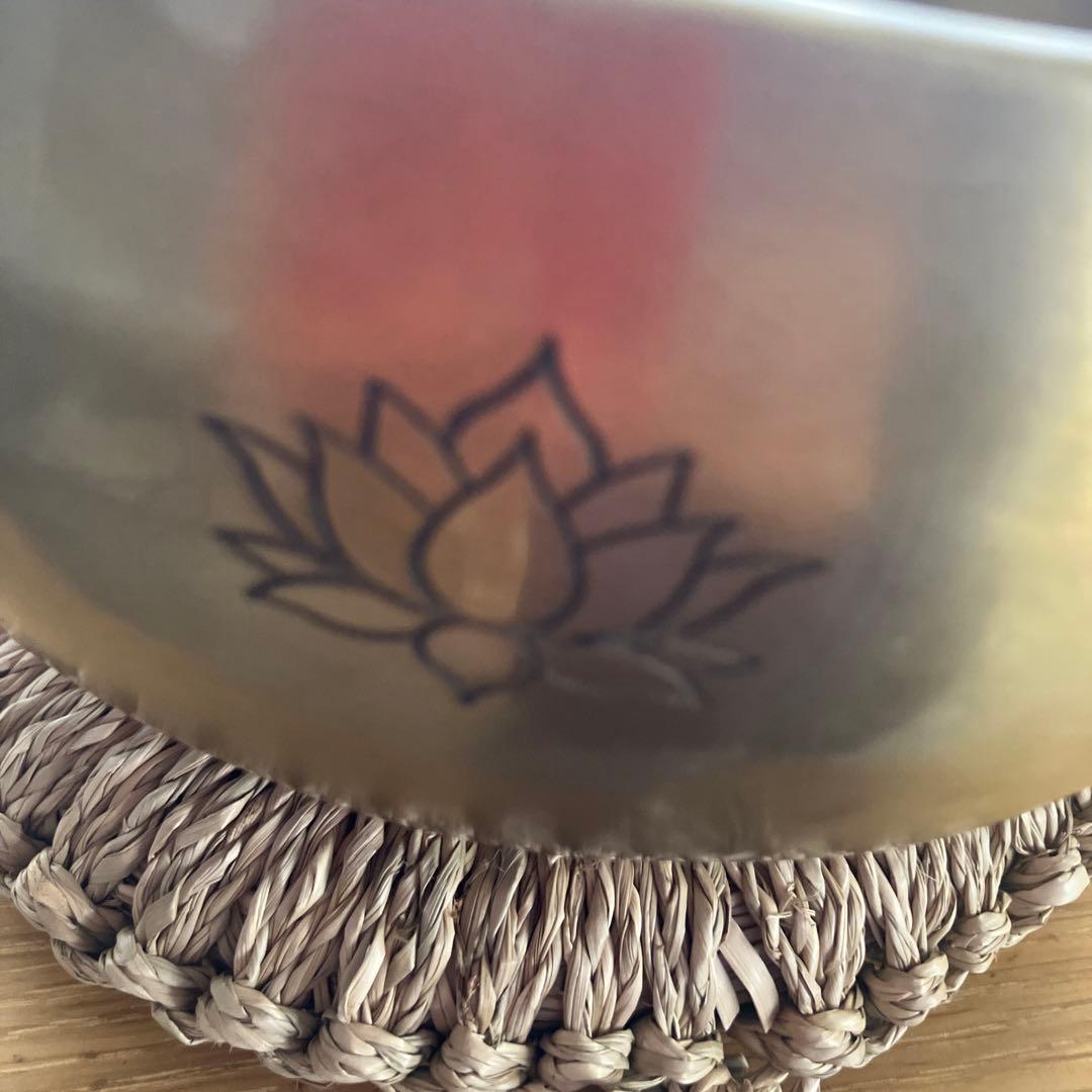 ロータス＆フラワーオブライフ シンギングボウル シャキア氏工房