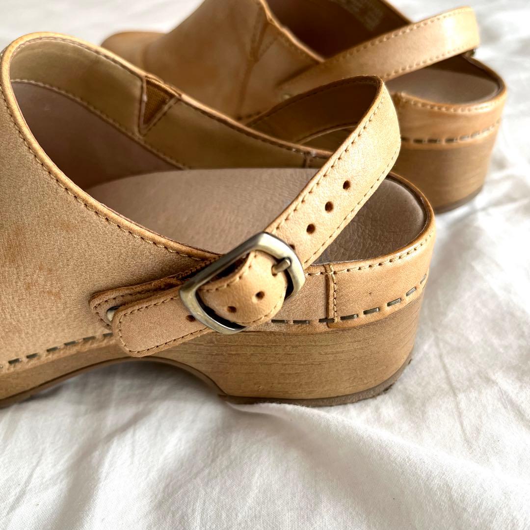 希少カラー✳︎ダンスコ サボ ストラップ 37 23.5〜24 ハニー 2way