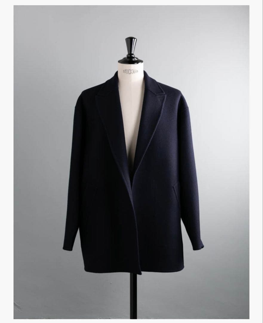 新品タグ付POSTELEGANT ポステレガント ウールリバー ショートコート