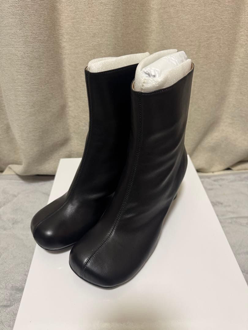 送料 無料 通販ファッション - スローブイエナ ブラックブーティ 中ヒール