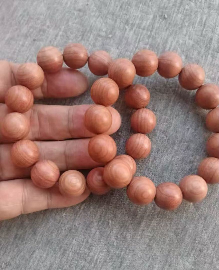 紅豆杉 ブレスレット（1.5cm×15粒）