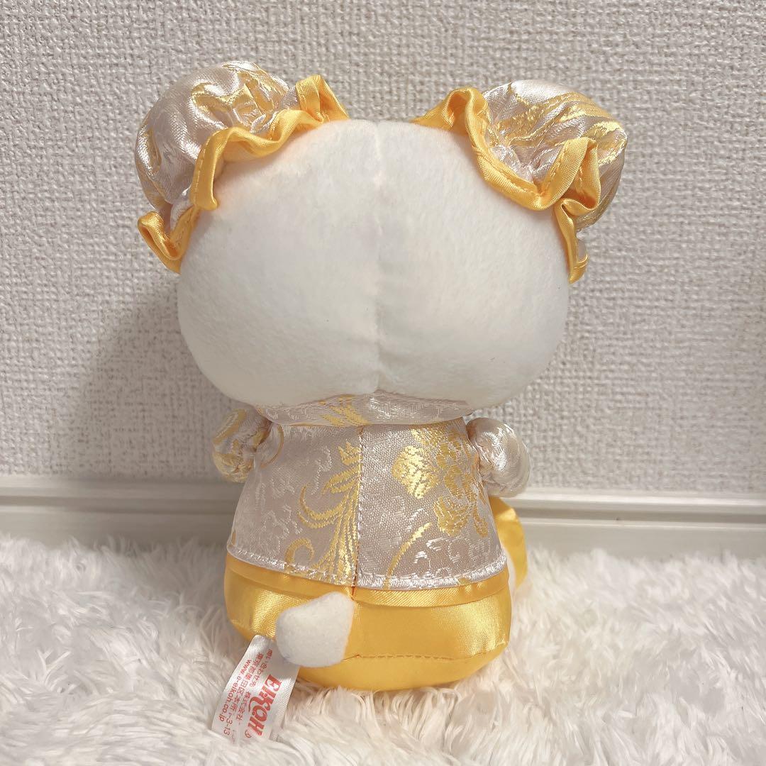 激レア ハローキティ 中華 餃子 チャイナ服 ぬいぐるみ - メルカリ