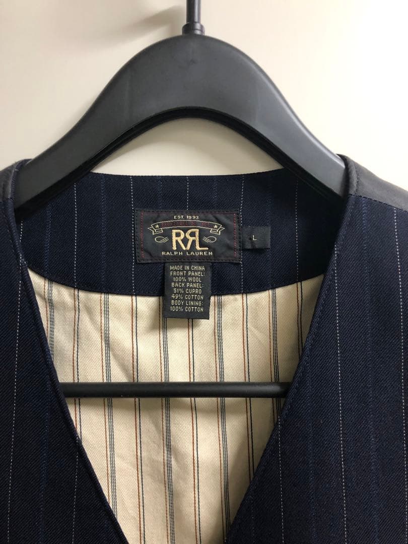 DOUBLE RRL rrl ベスト ジレ ジョニーデップ着 ラルフローレン - メルカリ