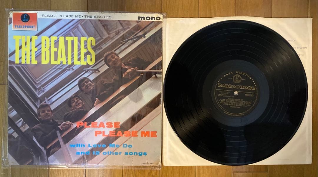 DK最初回GoldビートルズBeatlesレコードPleasePlease Me - メルカリ