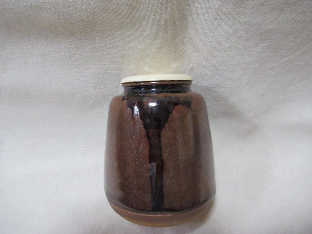 茶道具 茶入 中興名物大津 美濃光寿造 共箱 M109414834 - 工芸品最低 価格