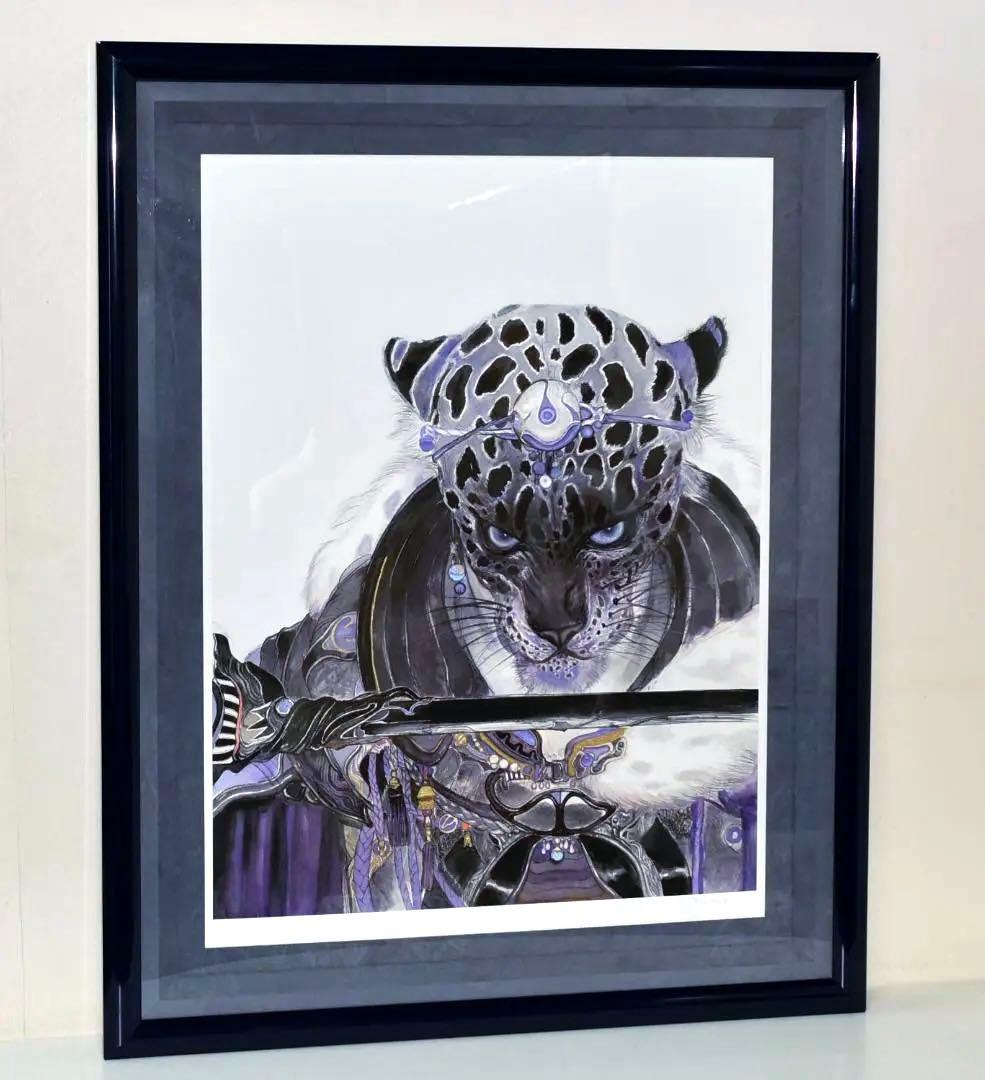 天野喜孝 異形の将軍 39/60 版画 直筆サイン入 アールビバン