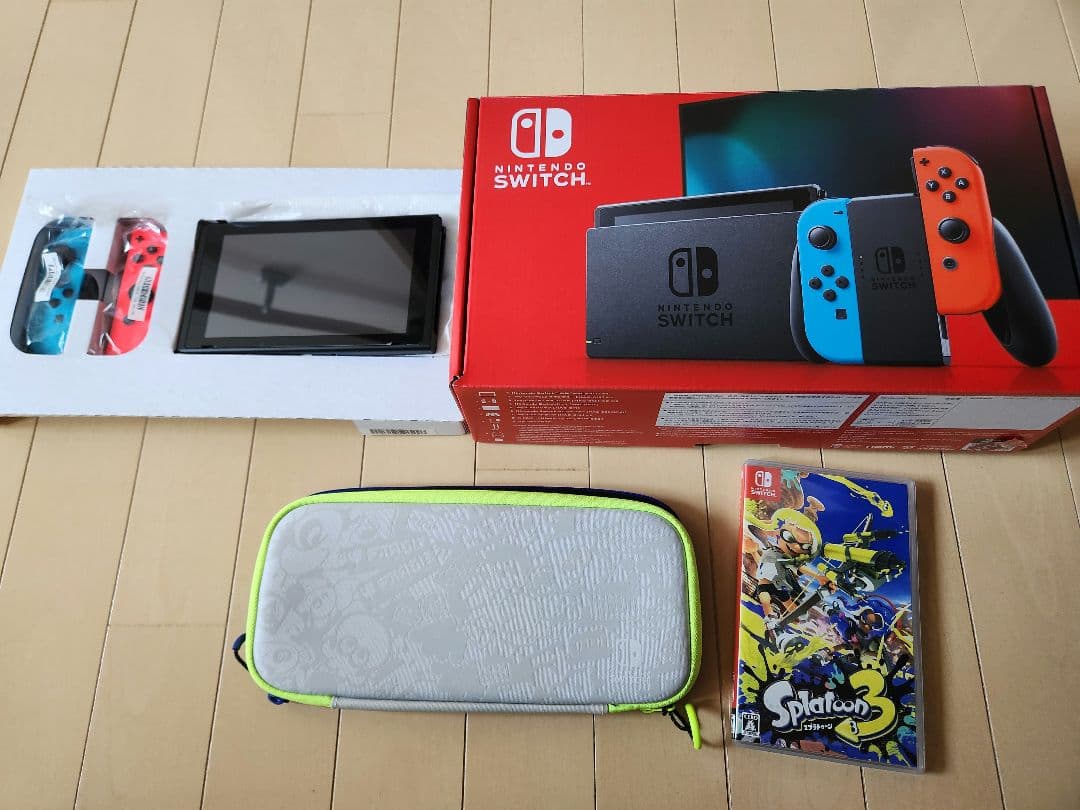 Nintendo Switch ネオンブルー/オレンジ スプラトゥーン3付き Amazon.co.jp: Nintendo Switch Joy-Con(L) ネオンブルー/(R) ネオン