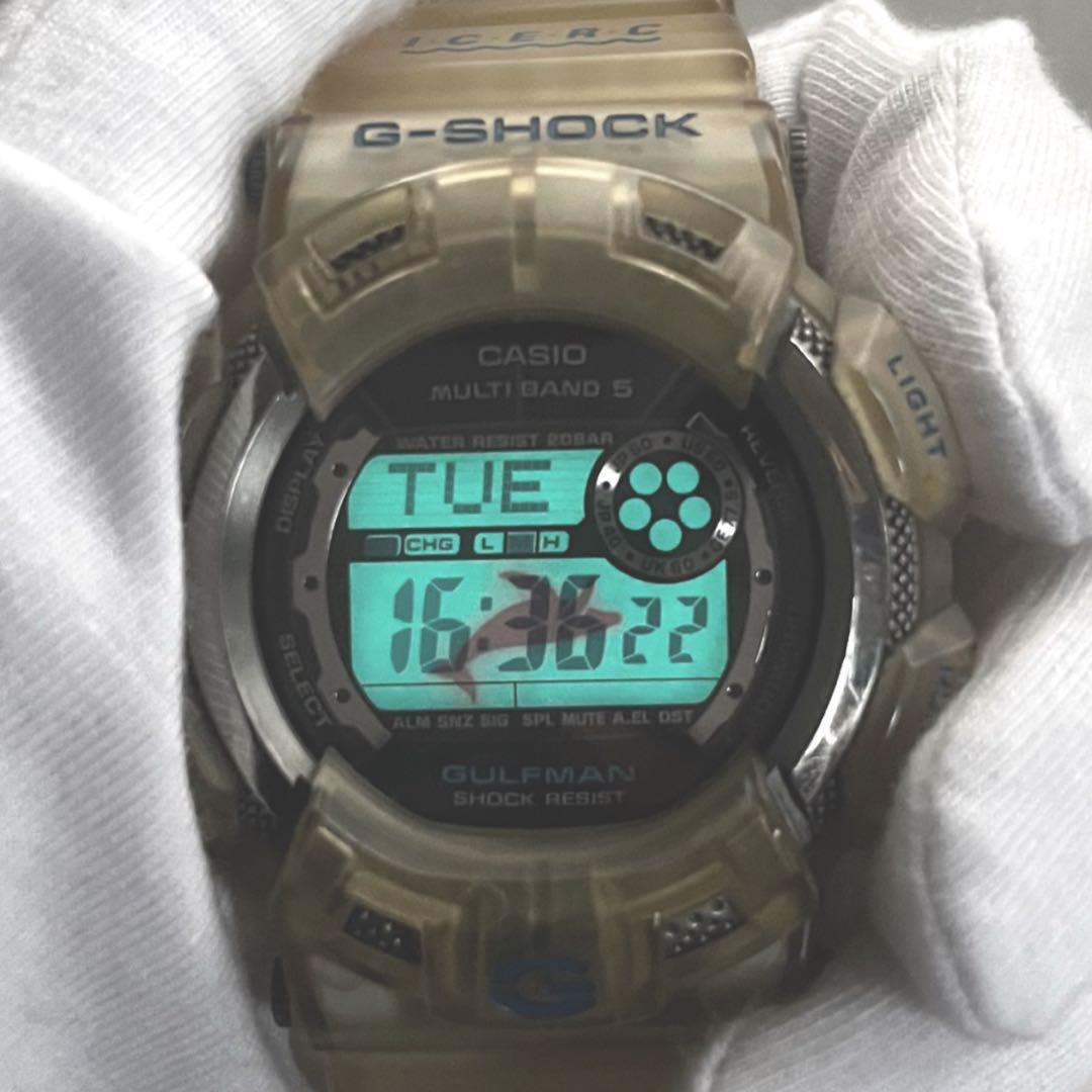 G-SHOCK GW-9101K クリア イルクジ ガルフマン 電波ソーラー - メルカリ
