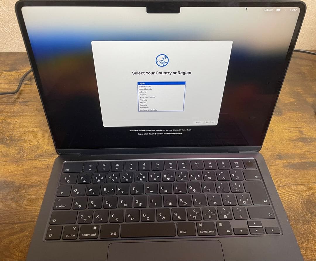 MacBook Air M2 ミッドナイト 16GB 512GB USキーボード