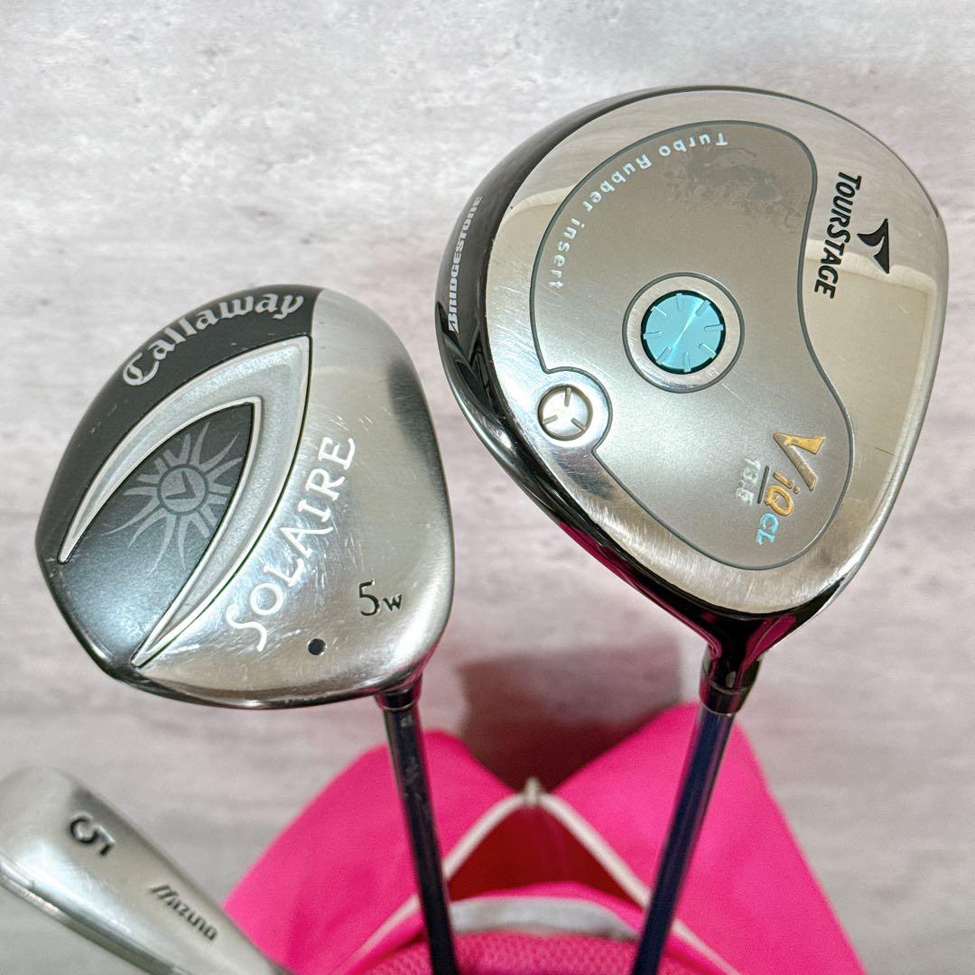 ゴルフクラブセット レディース ツアーステージ キャロウェイ 8本