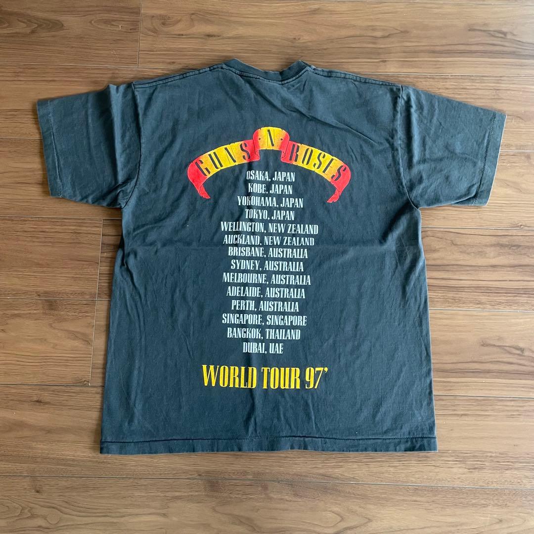1997ツアーT【ガンズアンドローゼス】XL/バンドTシャツ/ロックT/古着