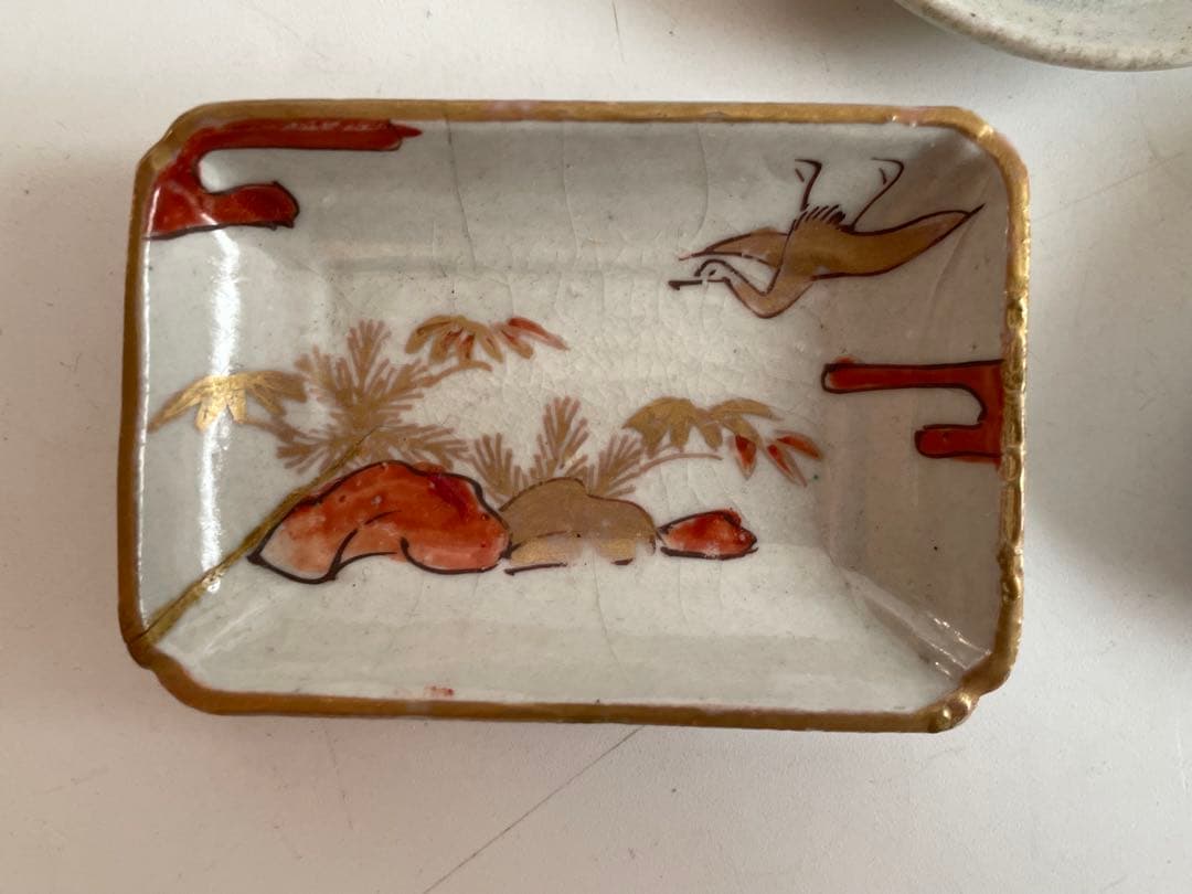 骨董 アンティーク 古伊万里 染付 色絵 豆皿 小皿 いろいろ アソート