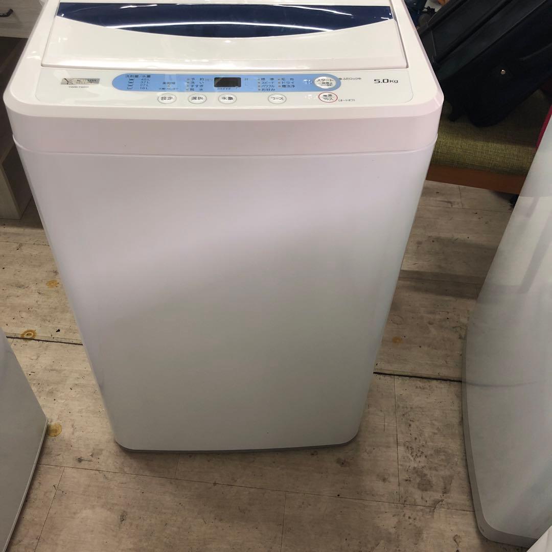 5.0kg 縦型洗濯機 本体 ホワイト　YAMADA 2019