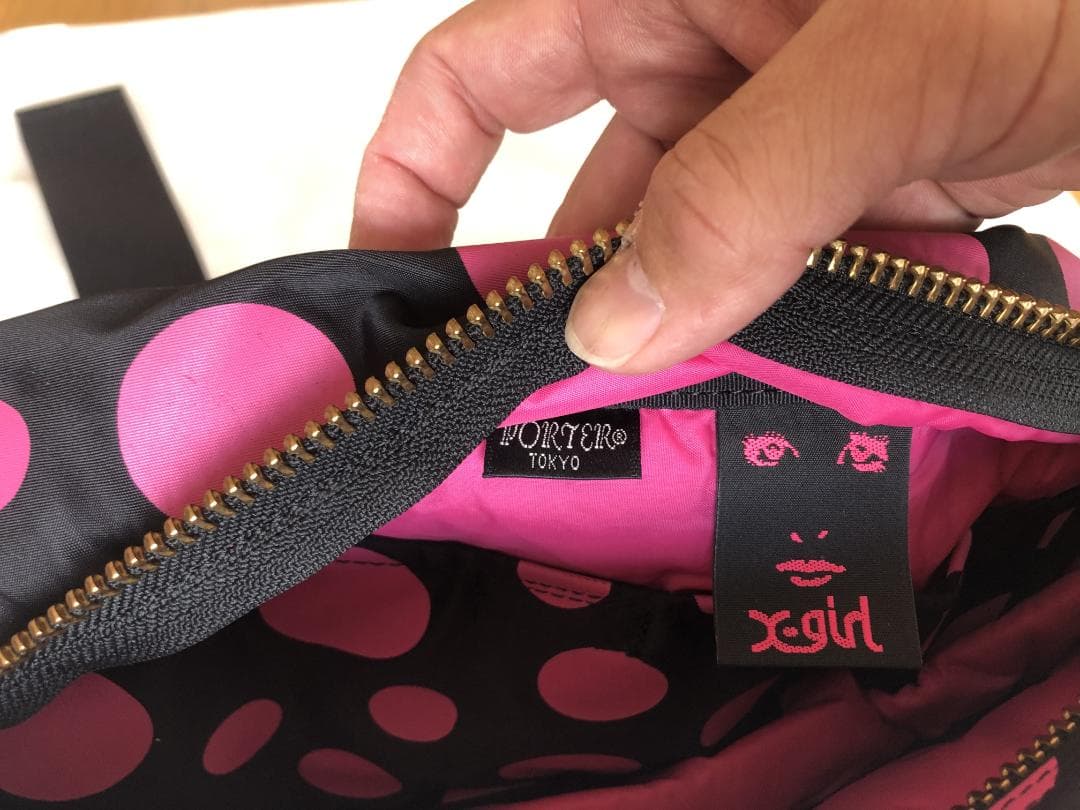 美品 ポーター 草間彌生 ウエスト ポーチ ボディー バッグ タンカー