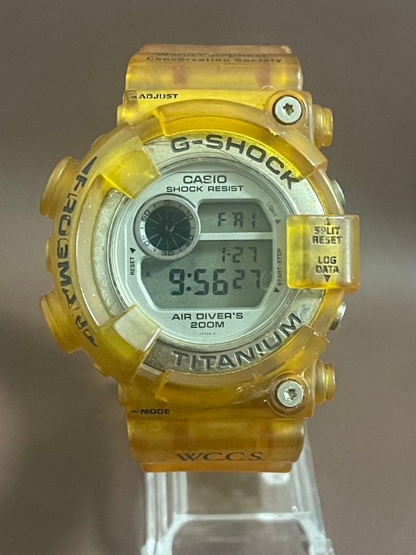 G-SHOCK WCCSフロッグマン DW−8201WC DW-8201WC-8T W.C.C.S. フロッグマン 黒ロゴ トリプルマンタEL – G-BRIDGES