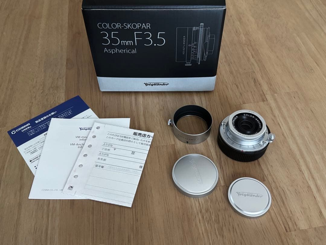 COLOR-SKOPAR 35mm F3.5 Asph VM シルバー Voigtlander COLOR-SKOPAR 35mm F3.5 VM シルバー 新品｜フジヤカメラ