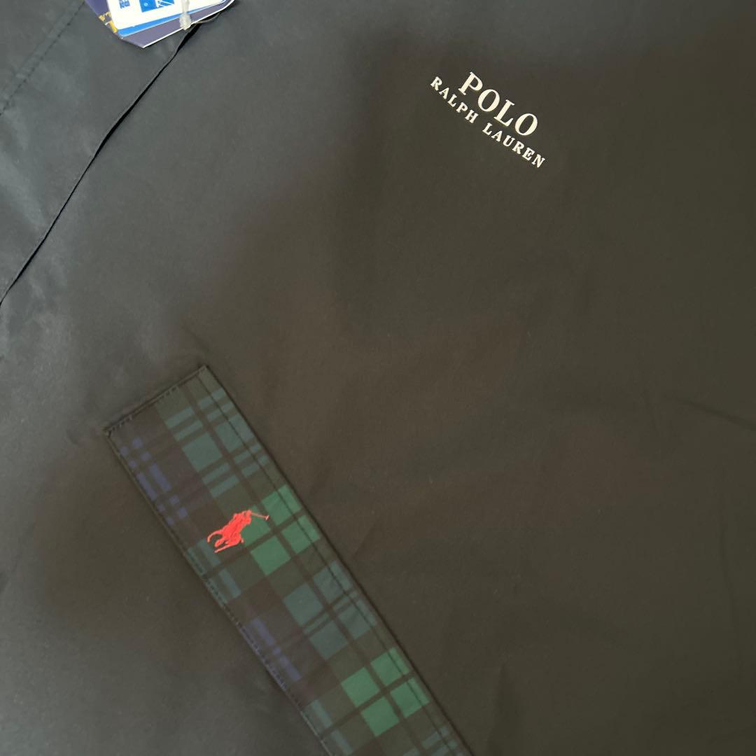 ポロラルフローレン レインポンチョ 雨具 ブラックウォッチ 新品