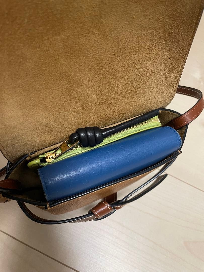 ロエベ LOEWE ゲート ミニ ショルダーバッグ ブラウン 保存袋つき