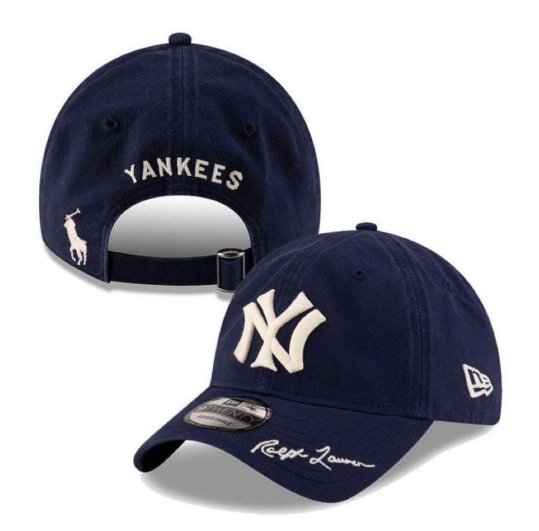 グク着用！NEW ERA × Ralph Lauren コラボキャップ ネイビー - メルカリ