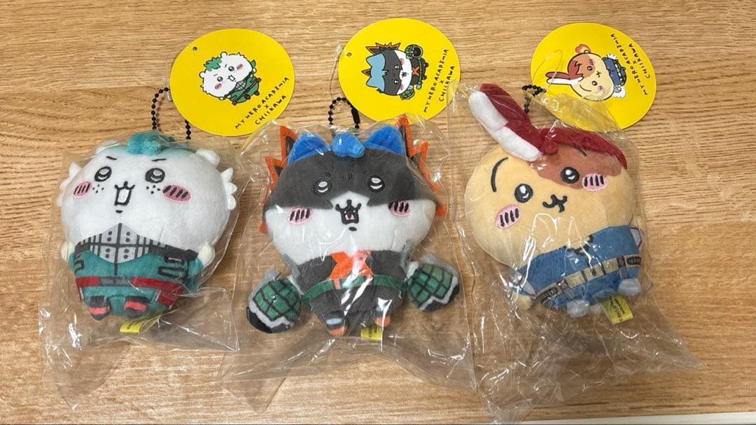 僕のヒーローアカデミア ちいかわ ヒロアカ マスコット3種セット