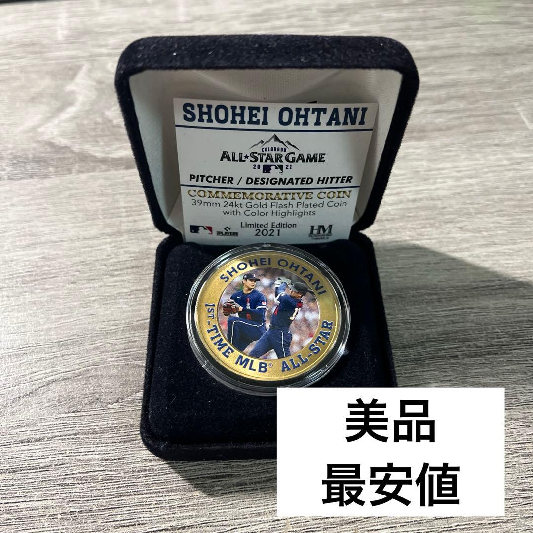 大谷翔平 2021 MLBオールスターゲーム出場記念ゴールドコイン - メルカリ