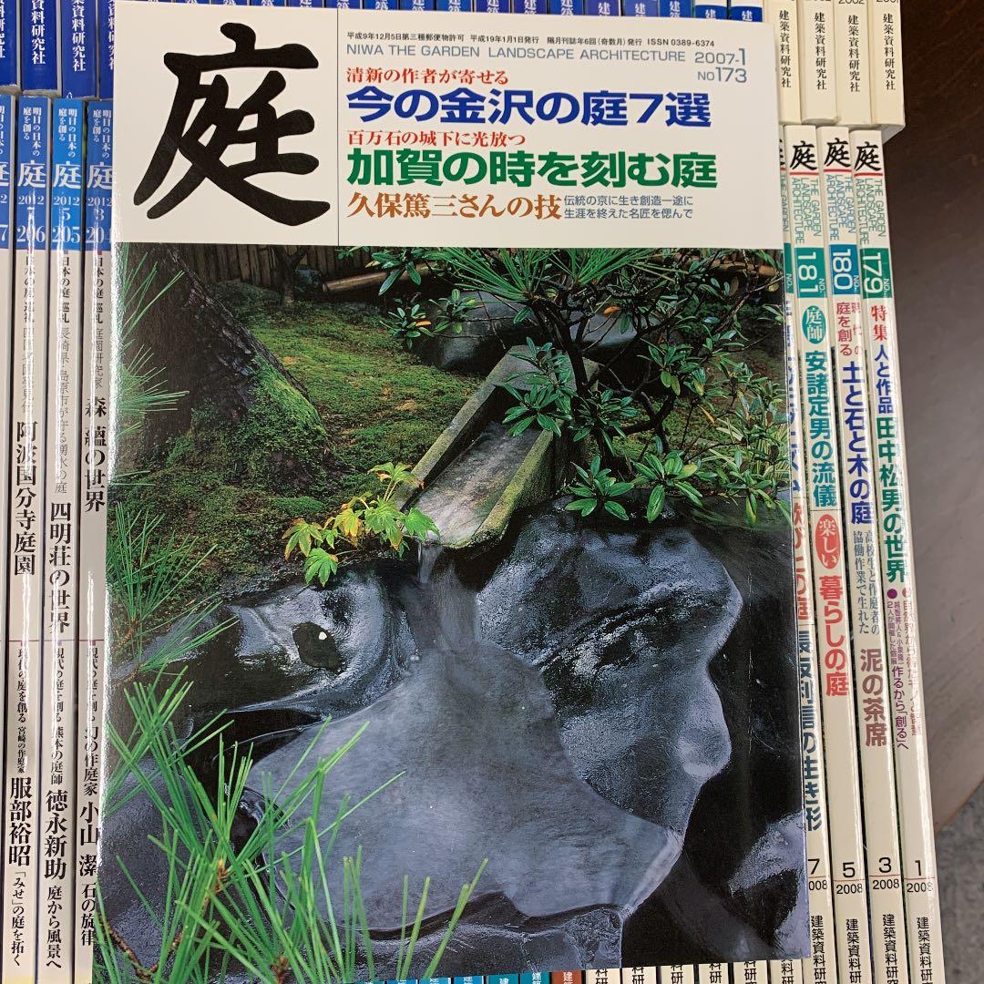 【庭】78冊(2001.7第140号〜2016夏NO223号）