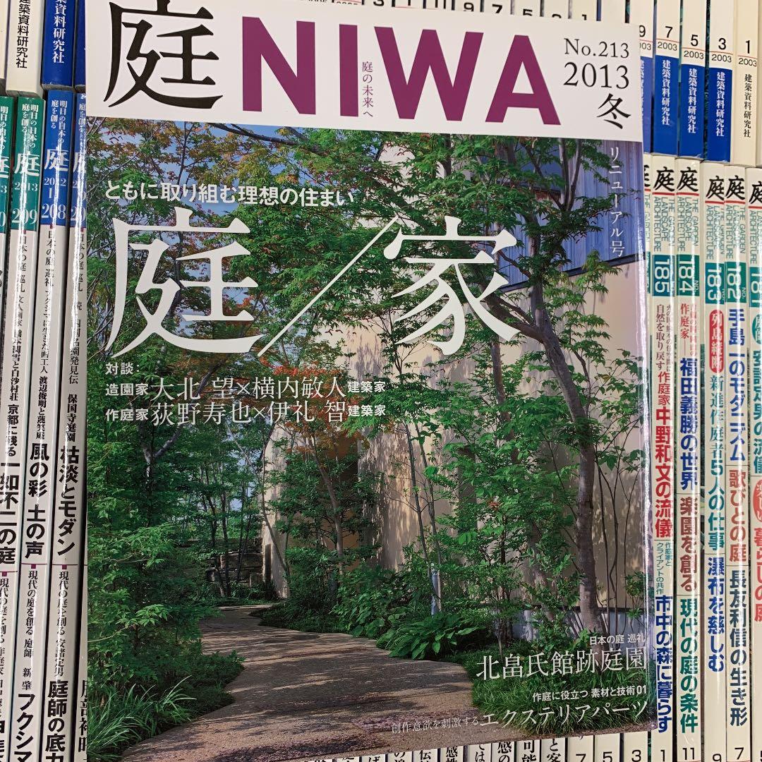 【庭】78冊(2001.7第140号〜2016夏NO223号）