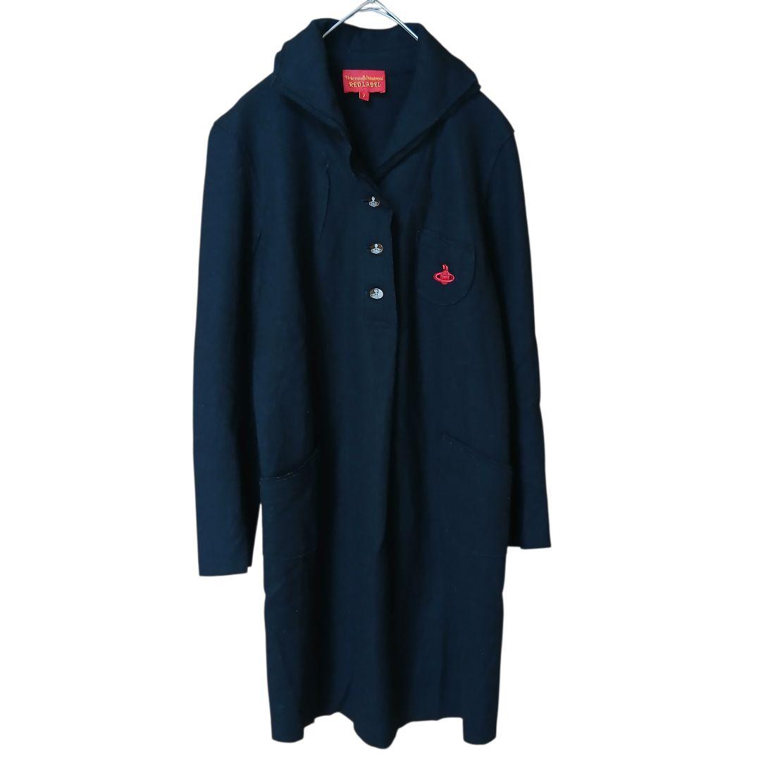 Vivienne Westwood】オーブ ウールギャバ チュニックワンピース - メルカリ