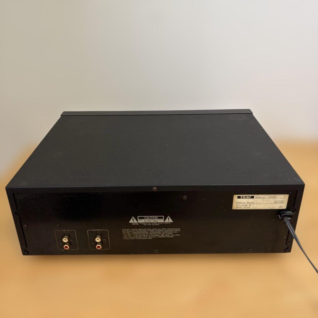 TEAC V-3000ステレオカセットデッキ 中古現状品