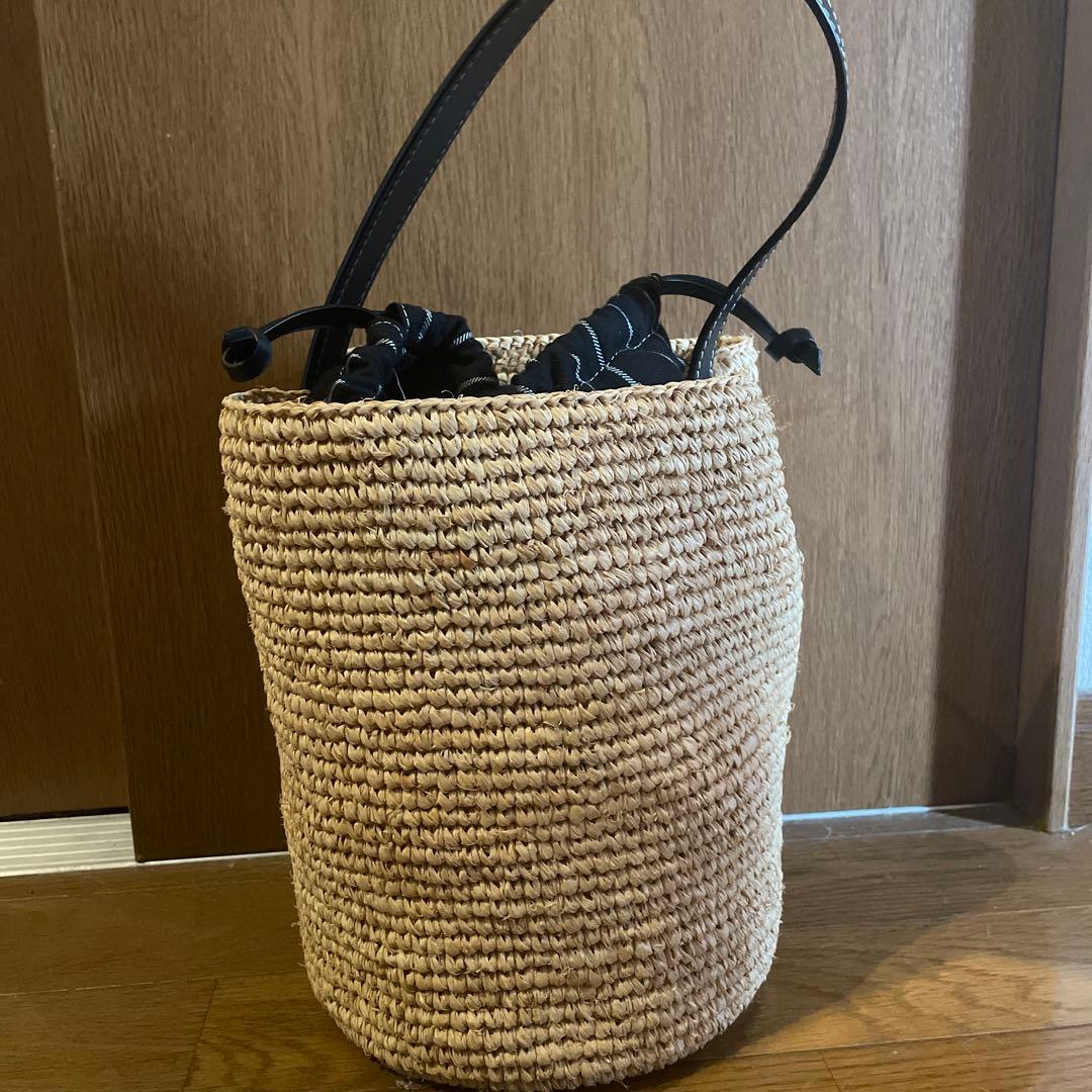 ポロラルフローレン カゴバッグ ラフィア - メルカリ