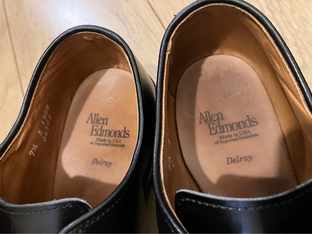Allen Edmonds ウォルトンderlay vチップ US7.5E - メルカリ