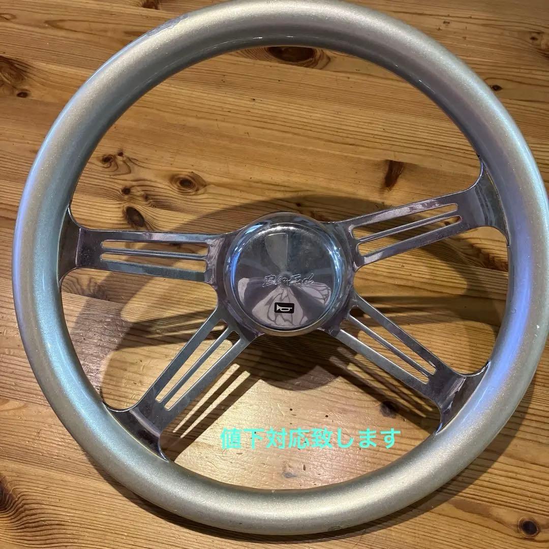 シルバー 3スポーク ステアリング 本体 ステアリングサイズ　35です。 楽天市場】アークヒル ディープコーンステアリング シルバースポークx