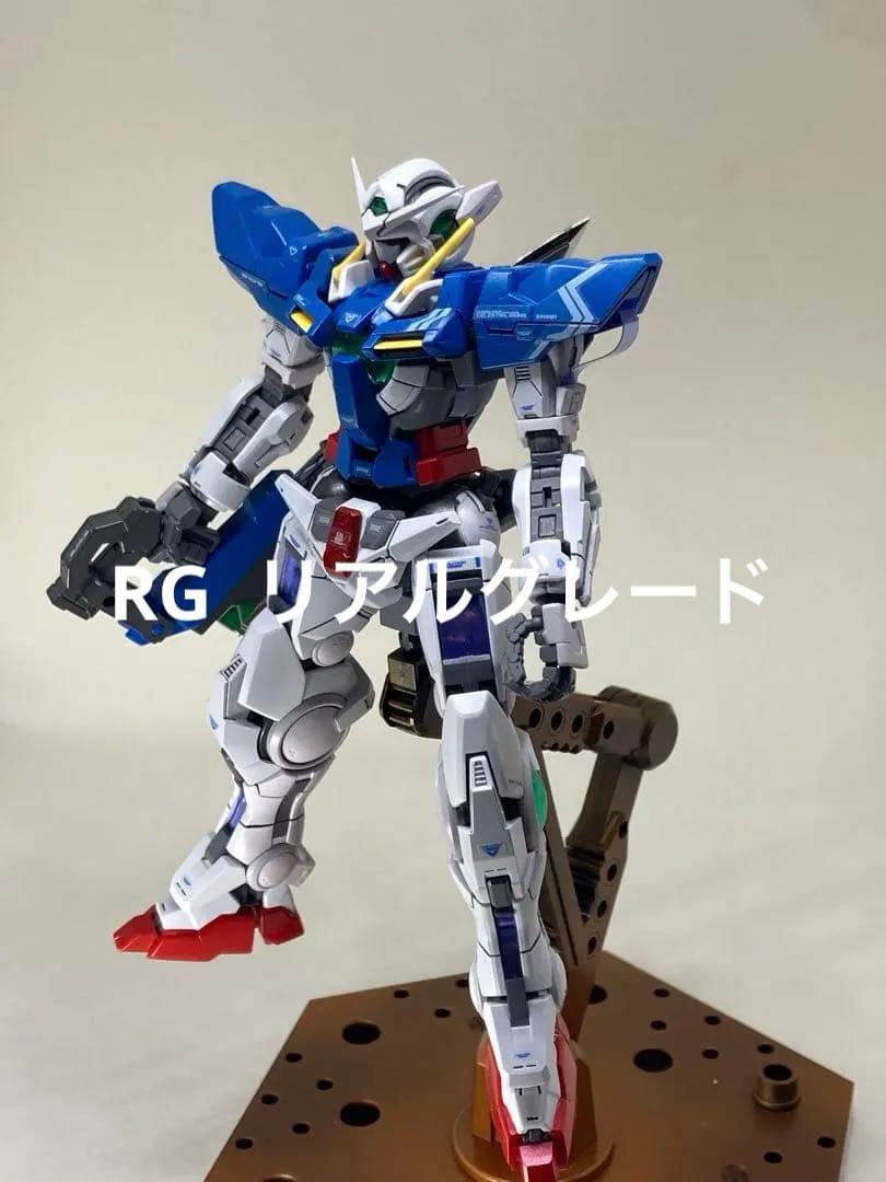 HG gnアームズ RGエクシア 完成品 全塗装 - メルカリ