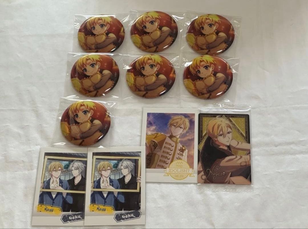 アイナナ 六弥ナギ 缶バッジ ベビコミュ ぱしゃこれ ウエハース 八乙女