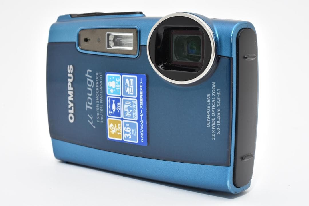 □美品□ オリンパス OLYMPUS μ TOUGH-3000 【防水・ブルー】 - メルカリ