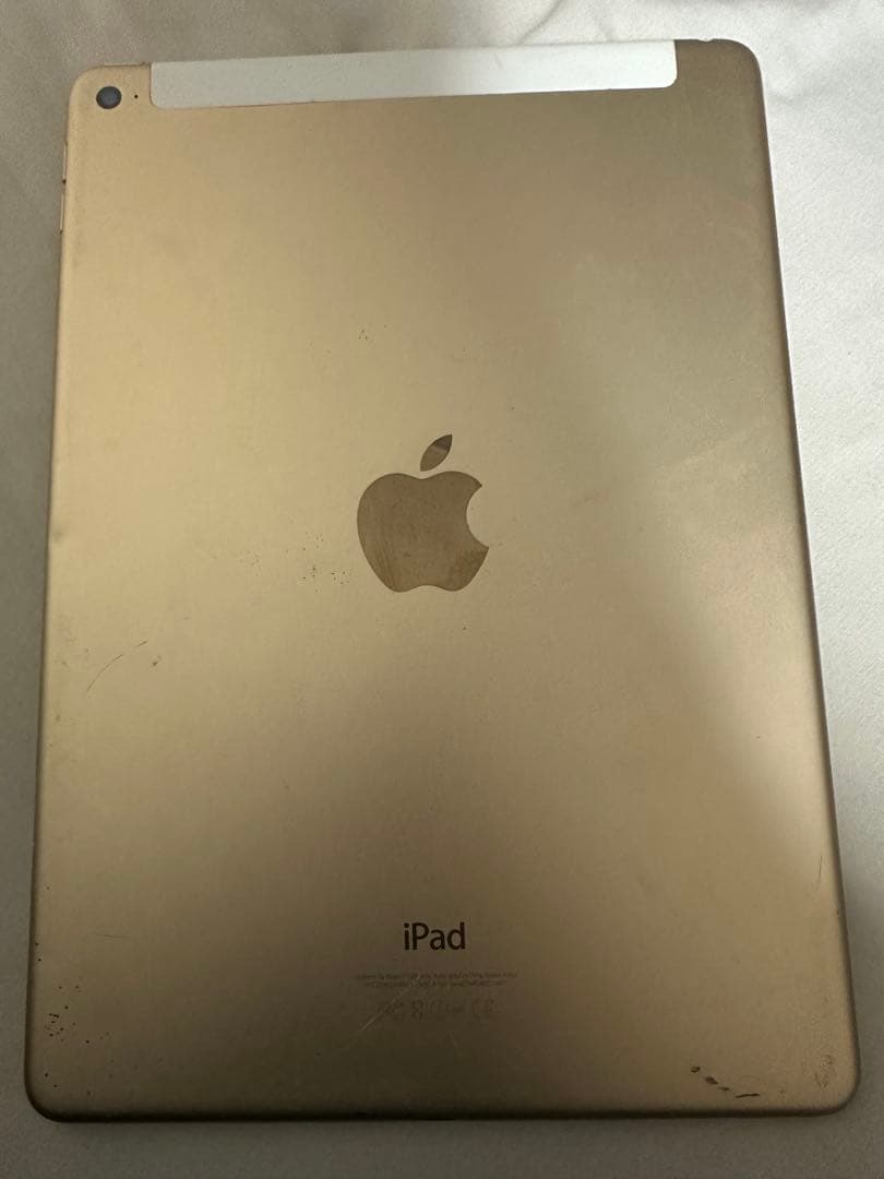 iPad Air2 16GB Wi-Fi+Cellular ゴールド ジャンク - メルカリ