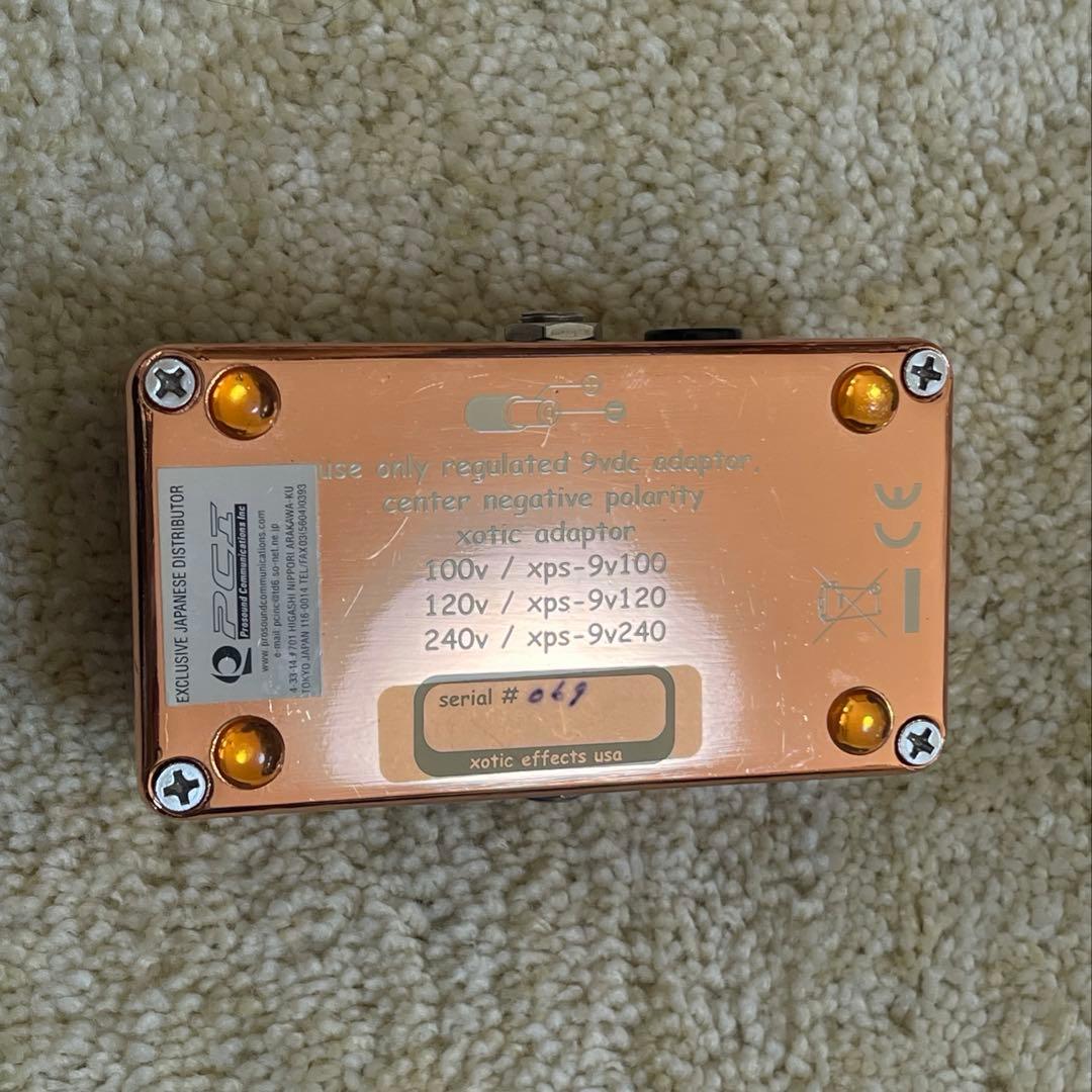 Xotic AC Booster ギターエフェクター USA シリアルナンバー - メルカリ