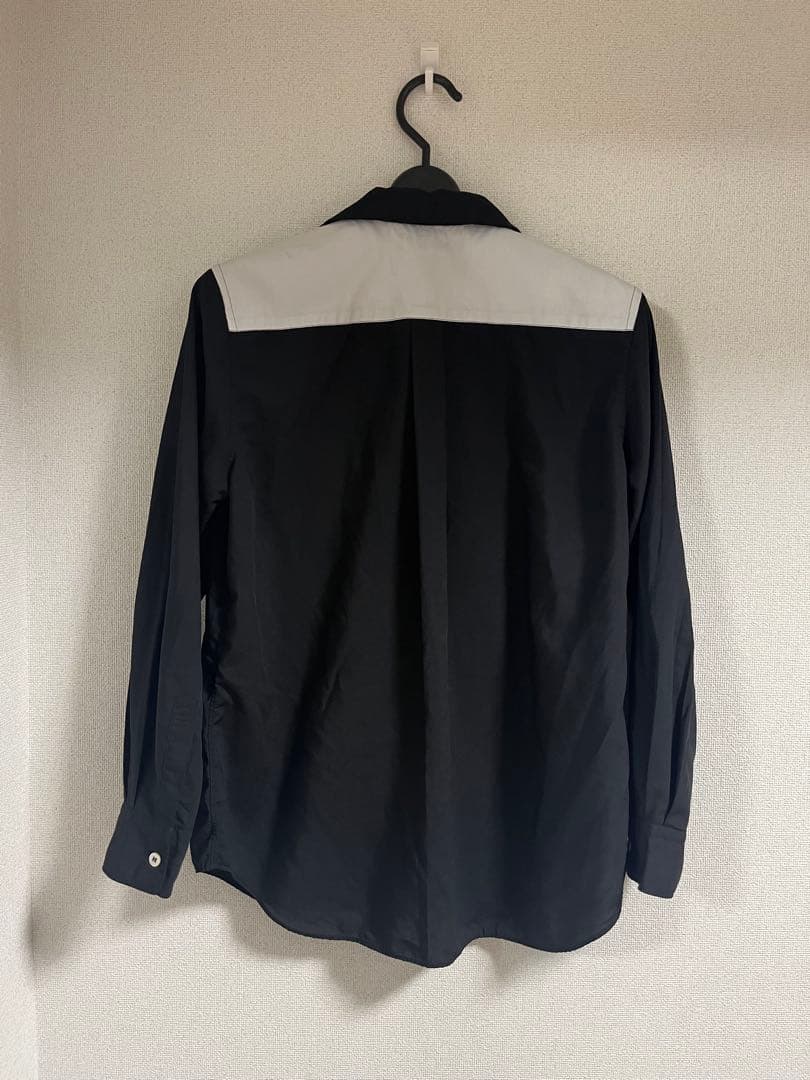 コムデギャルソンコムデギャルソン○コムコム丸襟シャツSエステル製品染