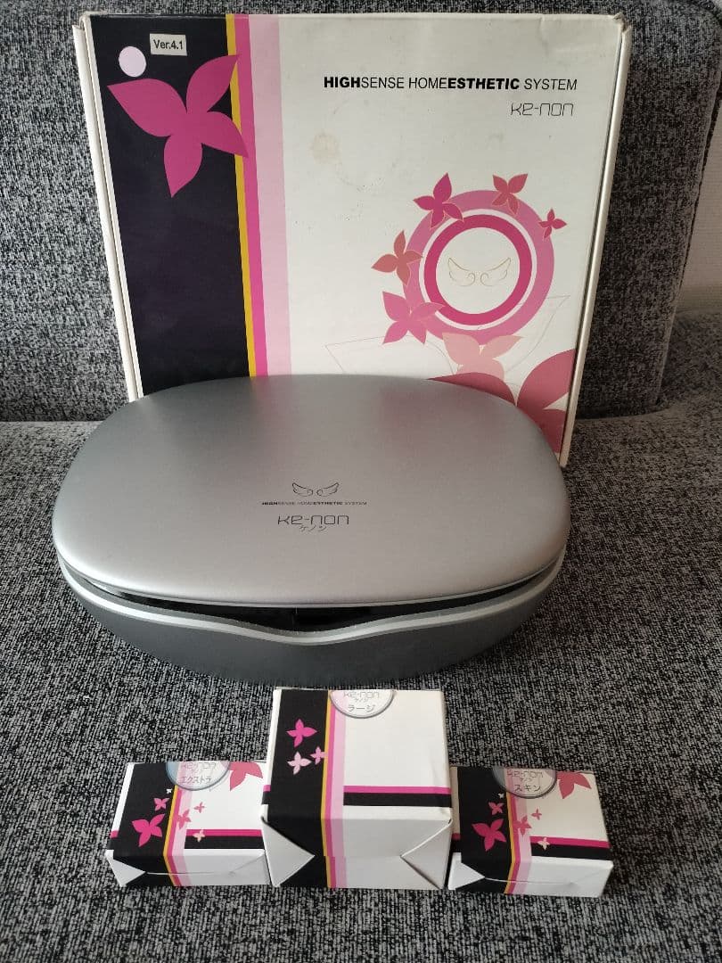 新春セールケノンＶ4.1 脱毛器　新品含むカートリッジ4つ付き ケノン（ke-non） 脱毛器 ランキング1位 公式 日本製 最新型 正規品