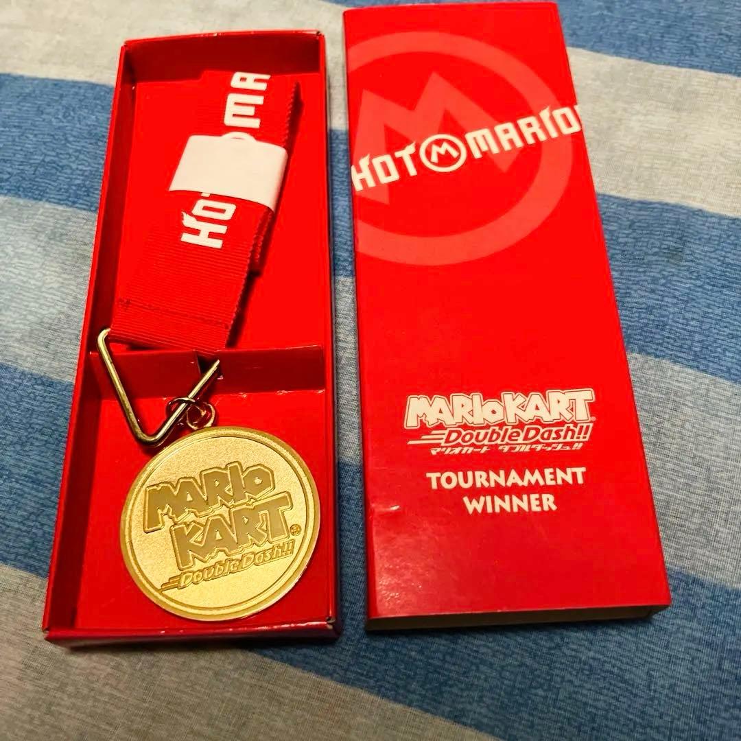 ホットマリオ マリオカートダブルダッシュトーナメント 大会優勝金メダル 非売品 ホットマリオ マリオカートダブルダッシュトーナメント大会優勝