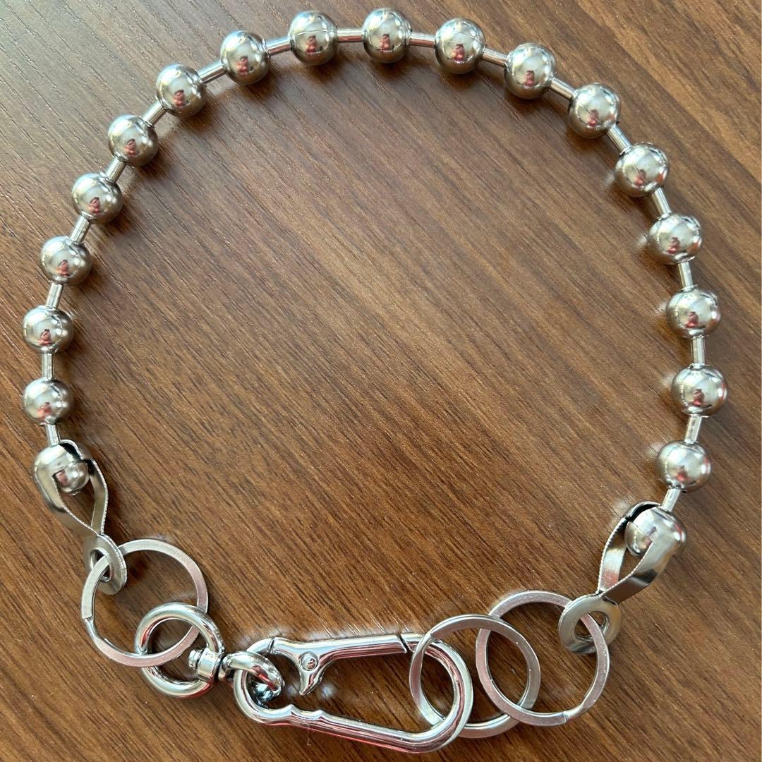 マーティンアリ風ボールチェーンネックレス(Grancy) チョーカー