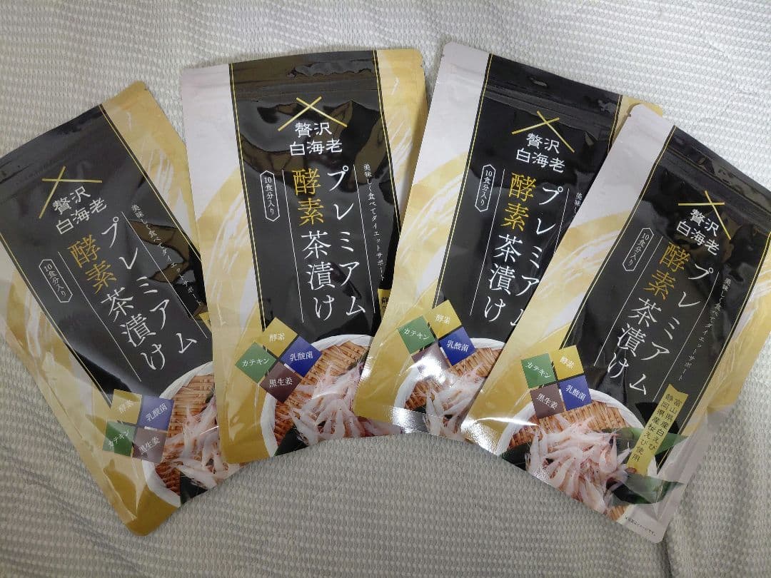 新品未開封プレミアム酵素茶漬け 4パックセット Amazon.co.jp: 【公式】 プレミアム酵素茶漬け ダイエット お茶漬け