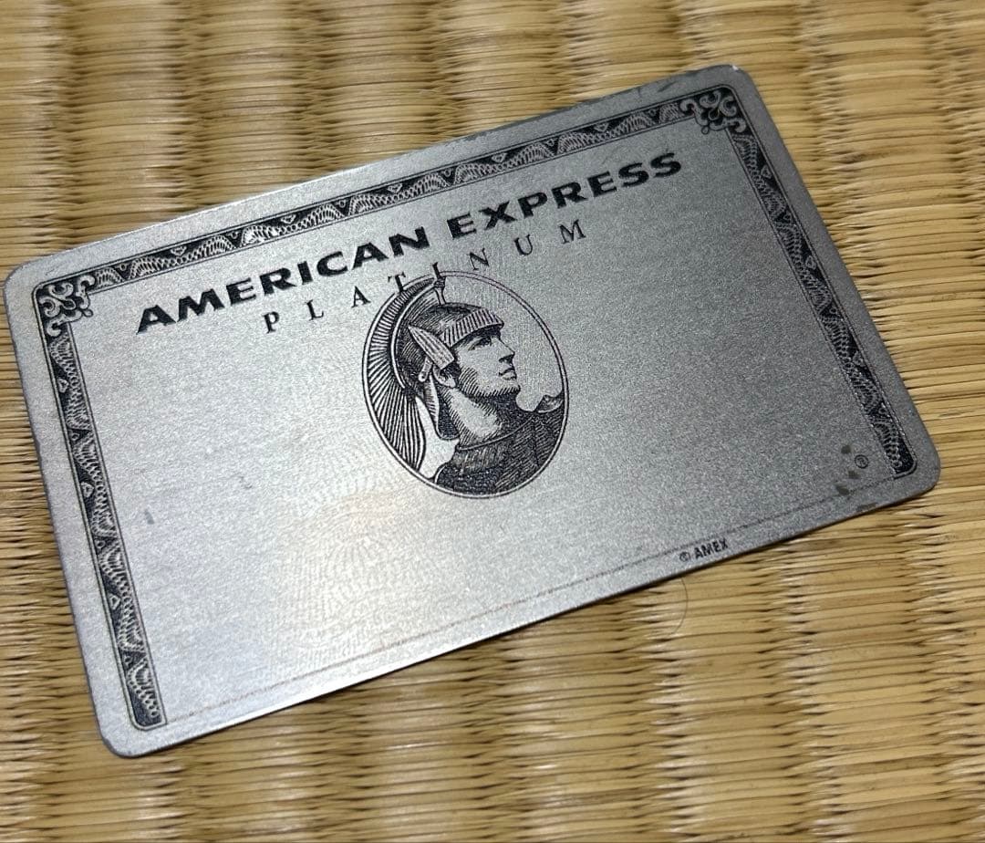 非売品)アメックス プラチナカード ミラーAMEX メタル製ノベルティ 鏡