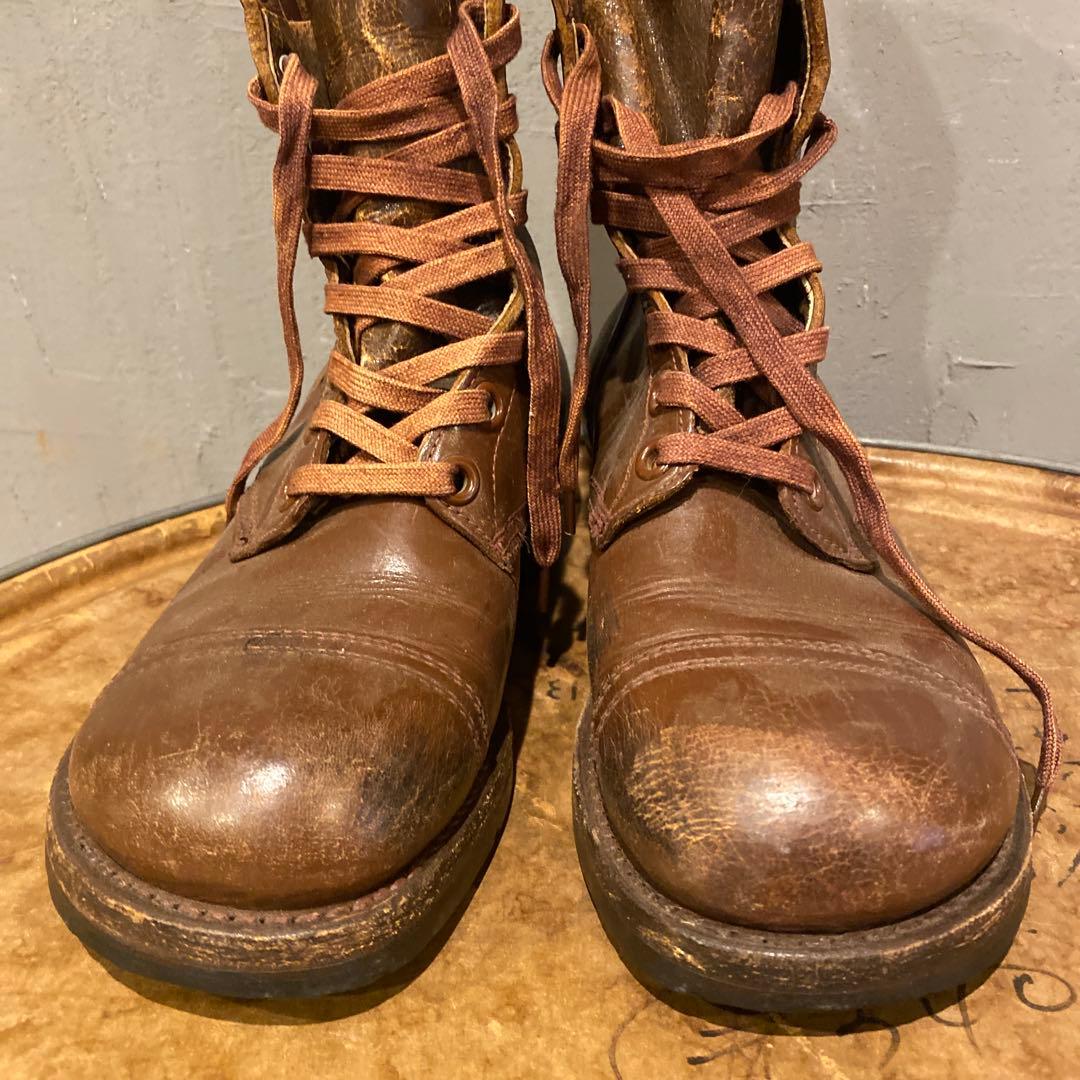 50s 米軍実物 M-1948 コンバットブーツ 8 ミリタリー 稀少 - メルカリ