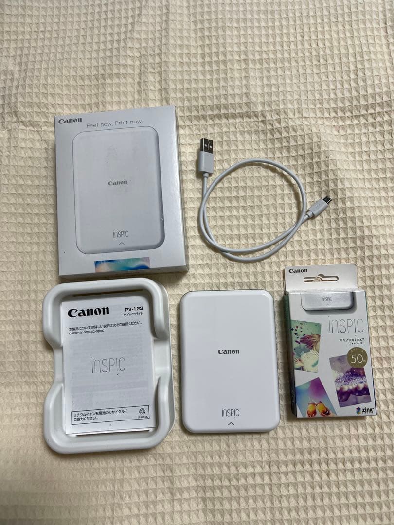Canon INS PIC PV-123-SB ポータブルプリンター Amazon.co.jp: Canon 写真用 プリンター iNSPiC PV-123-SB ブルー