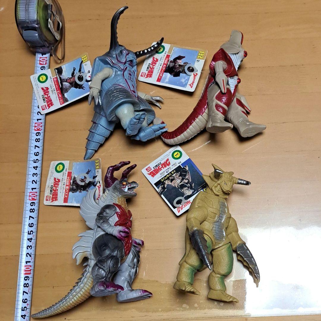 ウルトラマンティガ ガイア ウルトラ怪獣シリーズ タグ付きソフビ