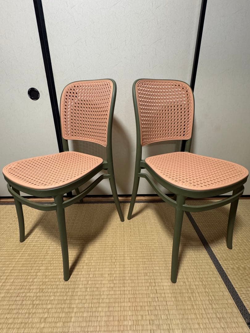 2脚セット 東谷 TOE-129 チェア ダイニングチェア スタッキングチェア