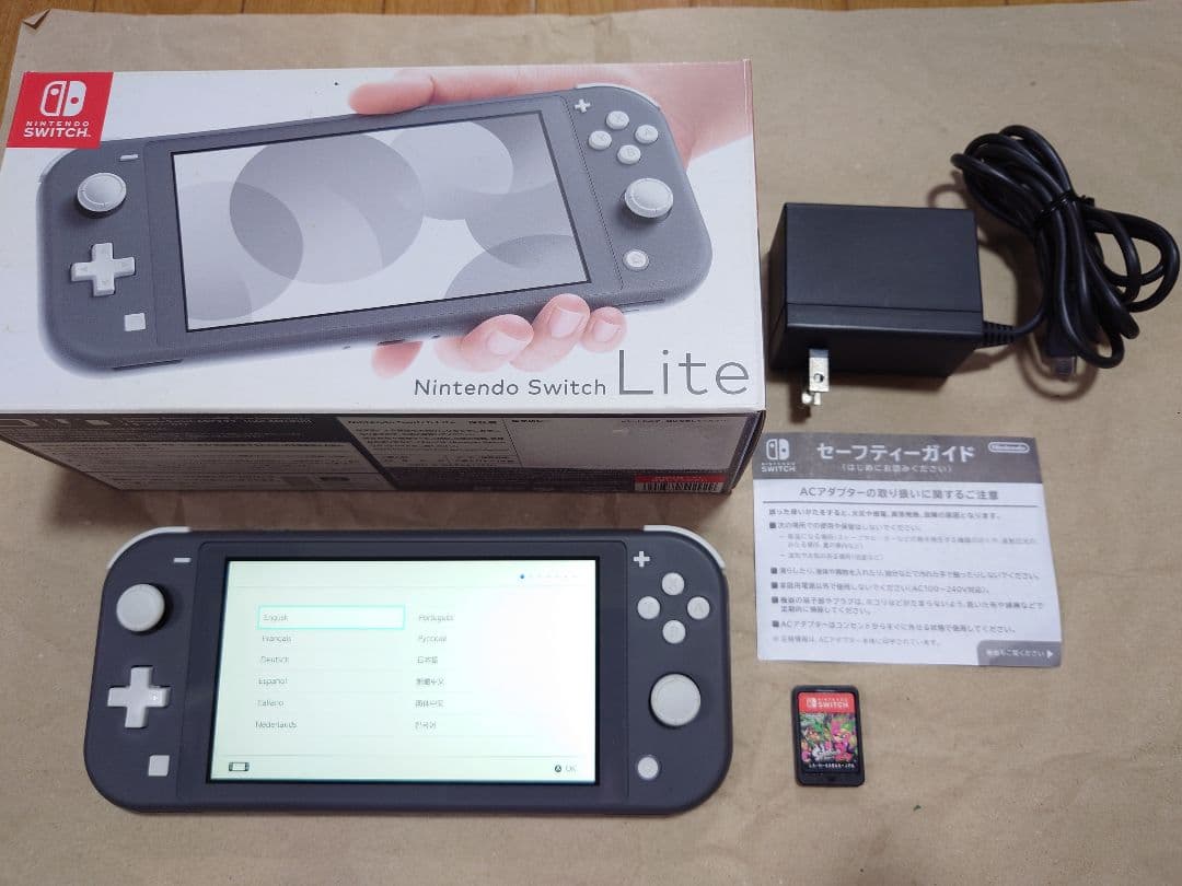 Nintendo Switch Lite グレー 本体（箱、付属品有り） Amazon.co.jp: Nintendo Switch Lite グレー : ゲーム