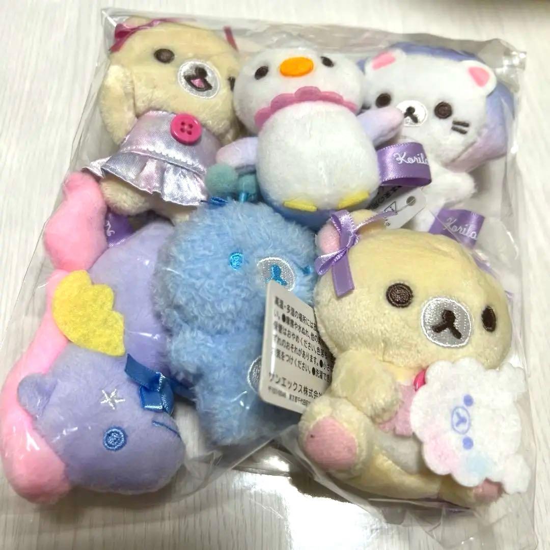 リラックマ くるりん わたあめ てのりぬいぐるみ 6点 かぶりなし San-X（サンエックス） リラックマ お空のくるりんわたあめテーマ て